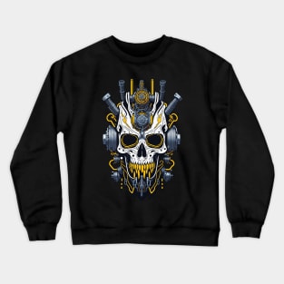 Mecha Skull S01 D32 Crewneck Sweatshirt